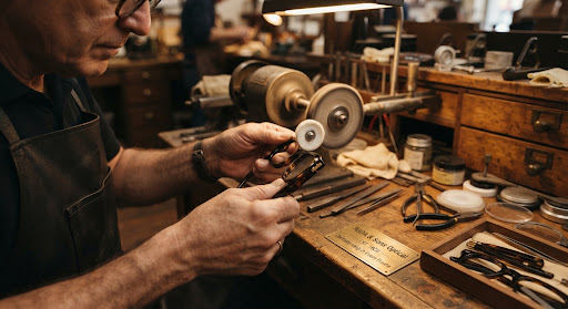 Eyewear craftsmanship detail